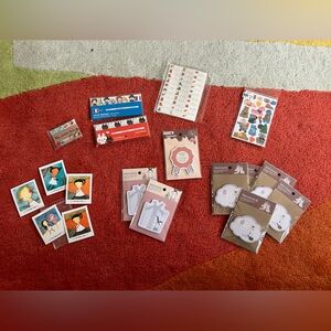 Cute Japanese Stationery Set with Stickers and Cards